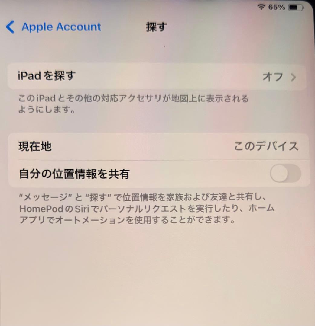 ジャンク iPad Pro 11インチ 第2世代 128GB Wi-Fiモデル