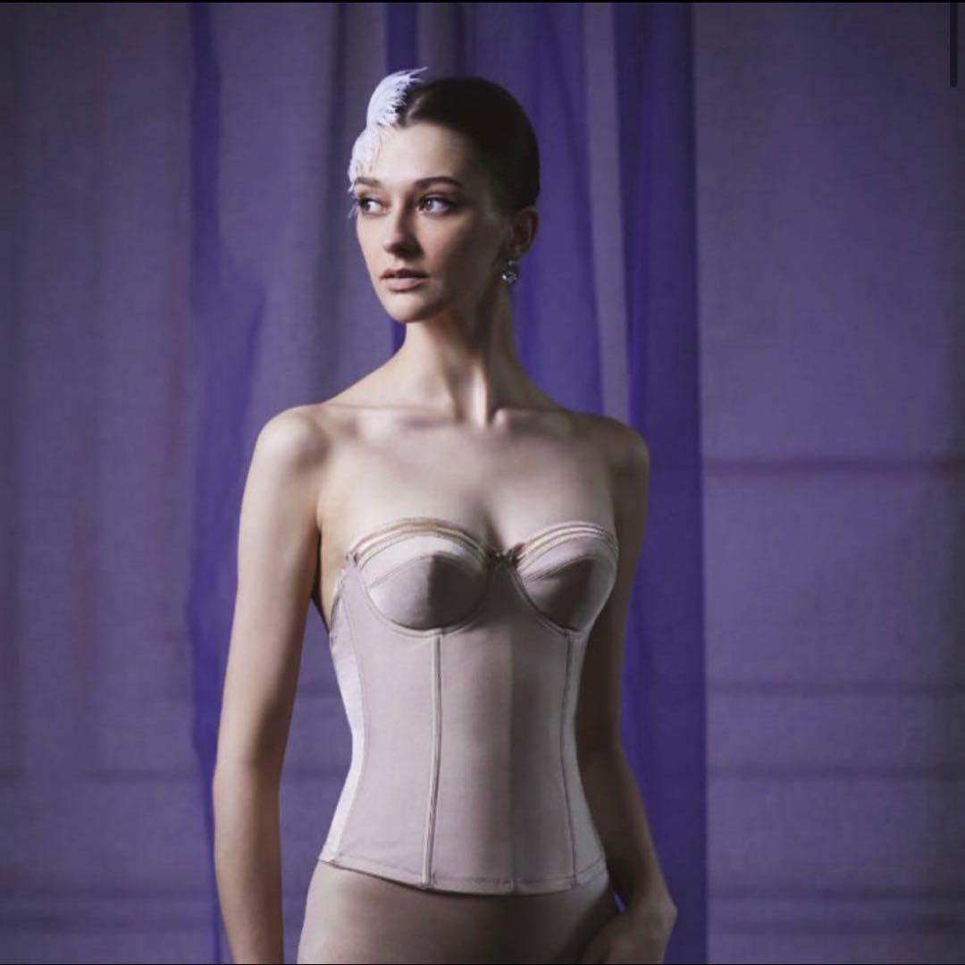 セモア　ブライダルインナー　E65 タカミブライダル　ロングビスチェノーブル