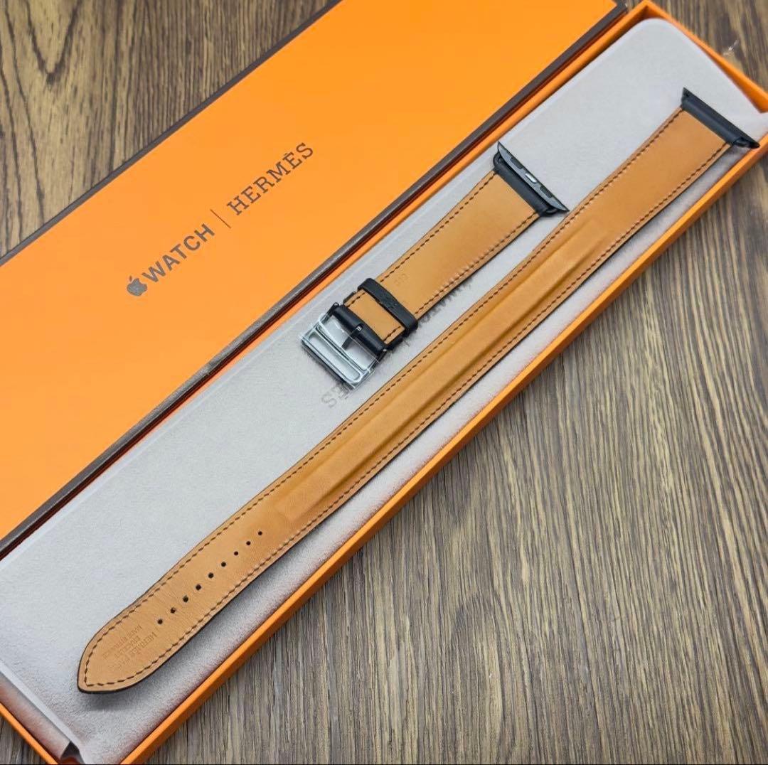2719 45㎜ Apple Watch エルメス　ブラック　ドゥブルトゥール