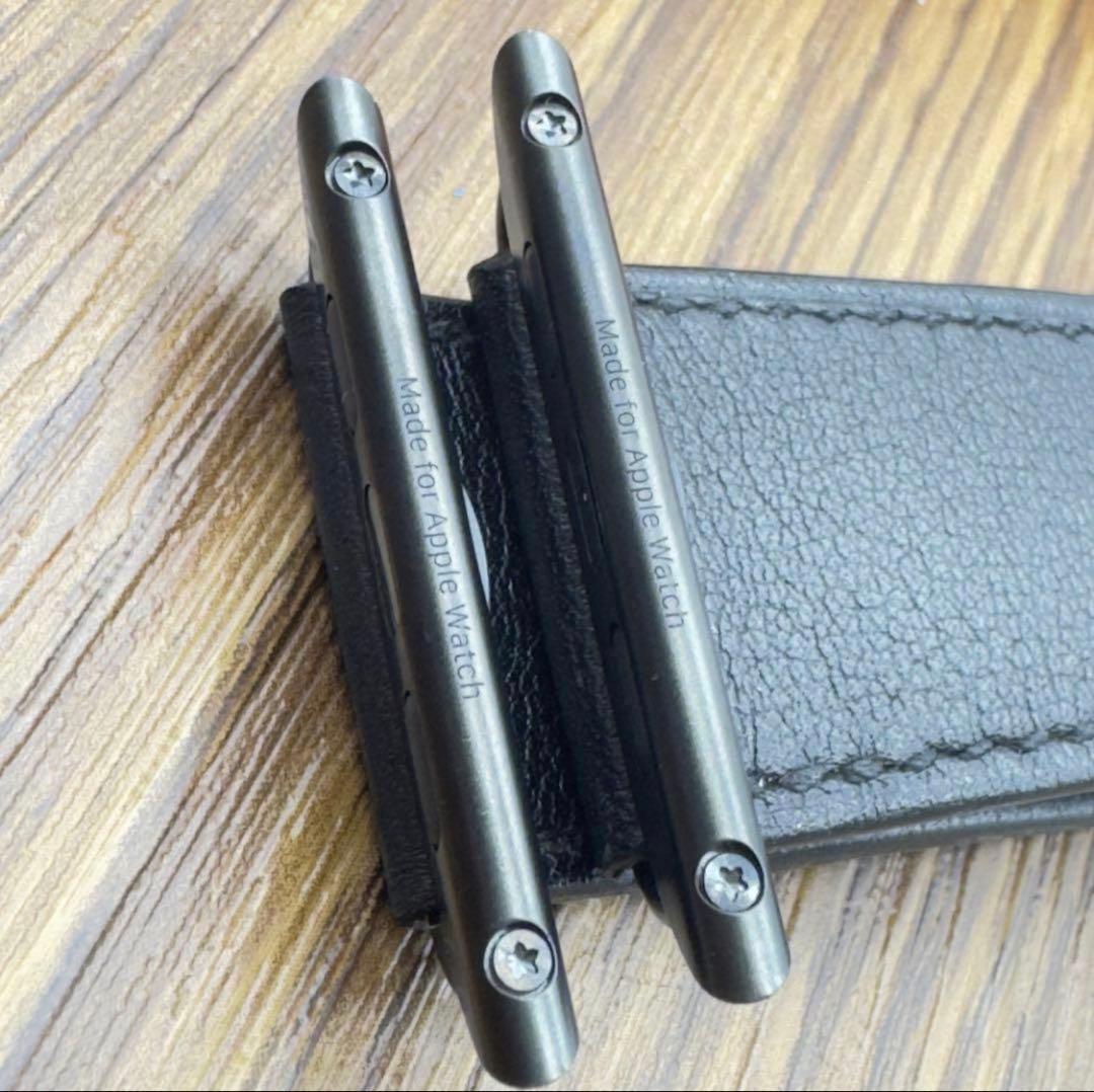 2719 45㎜ Apple Watch エルメス　ブラック　ドゥブルトゥール