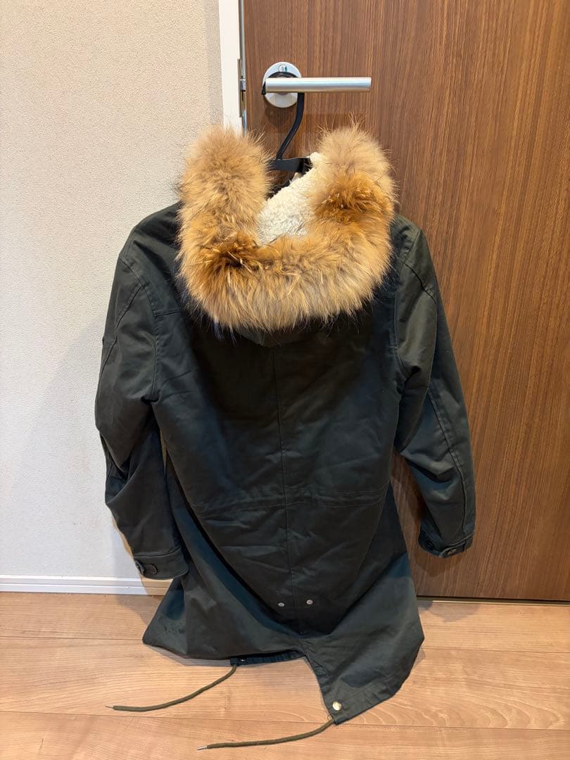 number nine Studious 限定コラボ モッズコート ファー　M