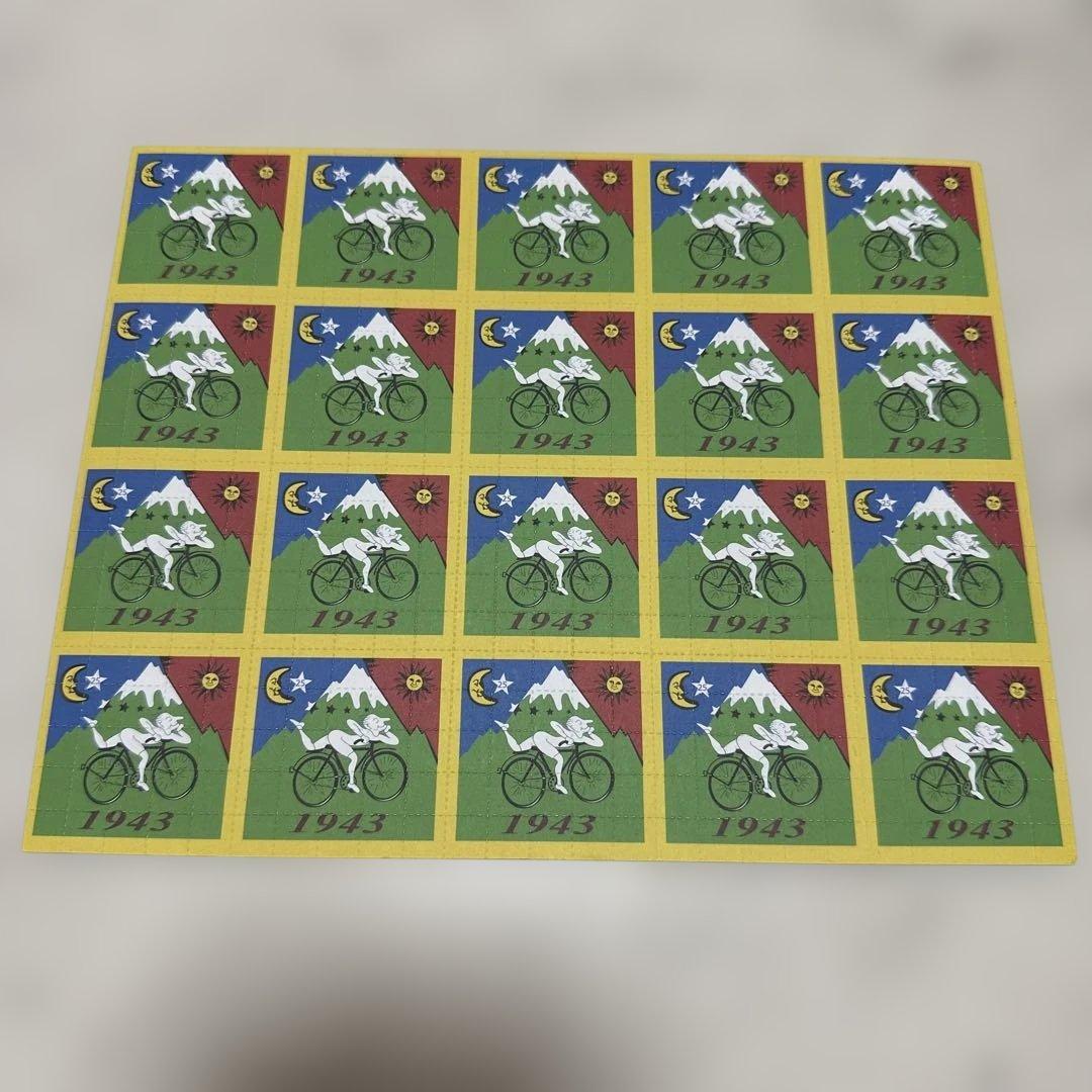 ブロッターアート アルバート・ホフマン 自転車