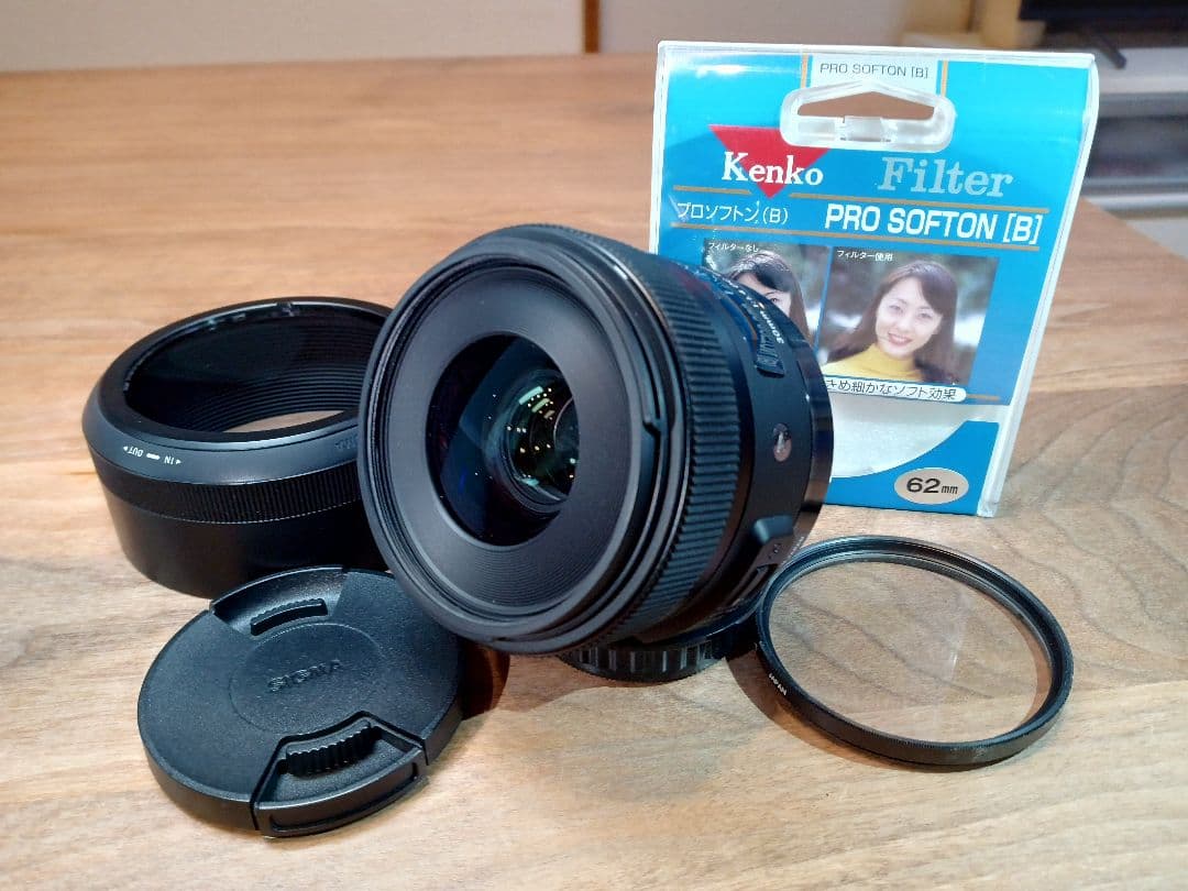 レンズフィルター付 希少 SIGMA Art 30mm F1.4 DC 保証付