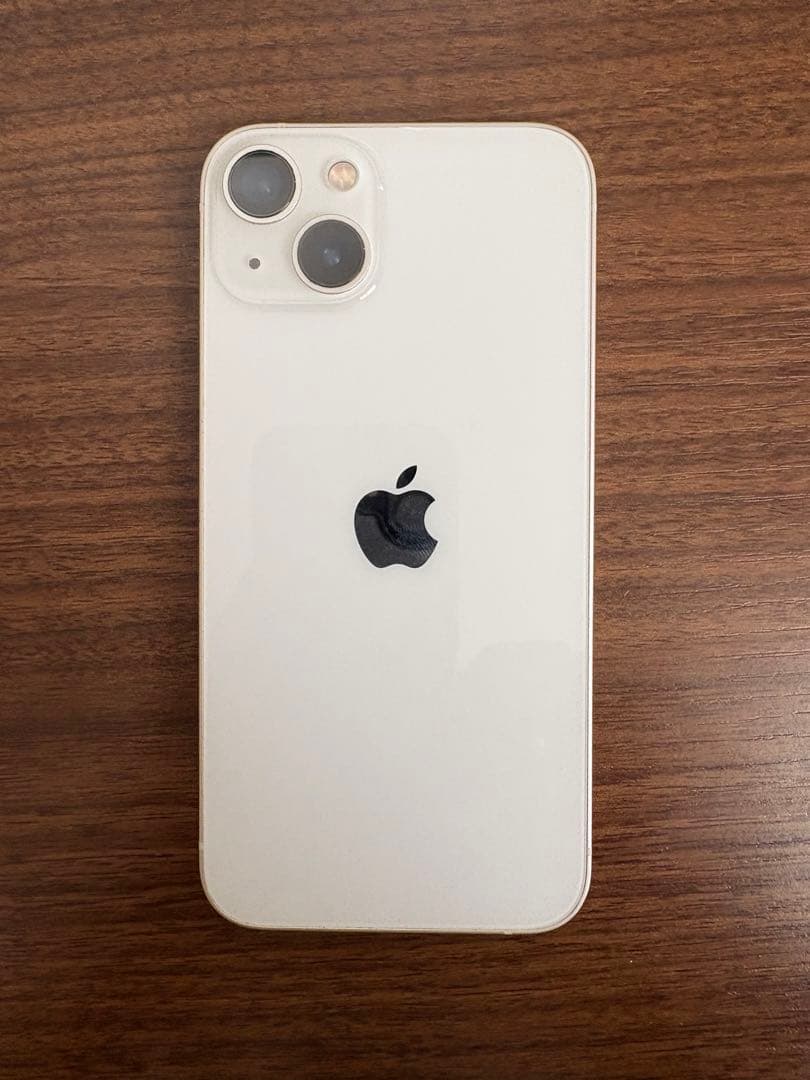 iPhone 13 ホワイト 128G 箱、充電コード、ケース付き 美品