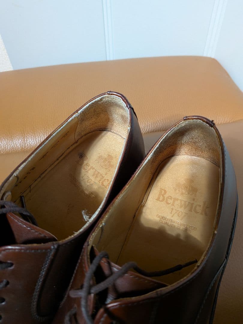 Berwick Uチップ ダークブラン