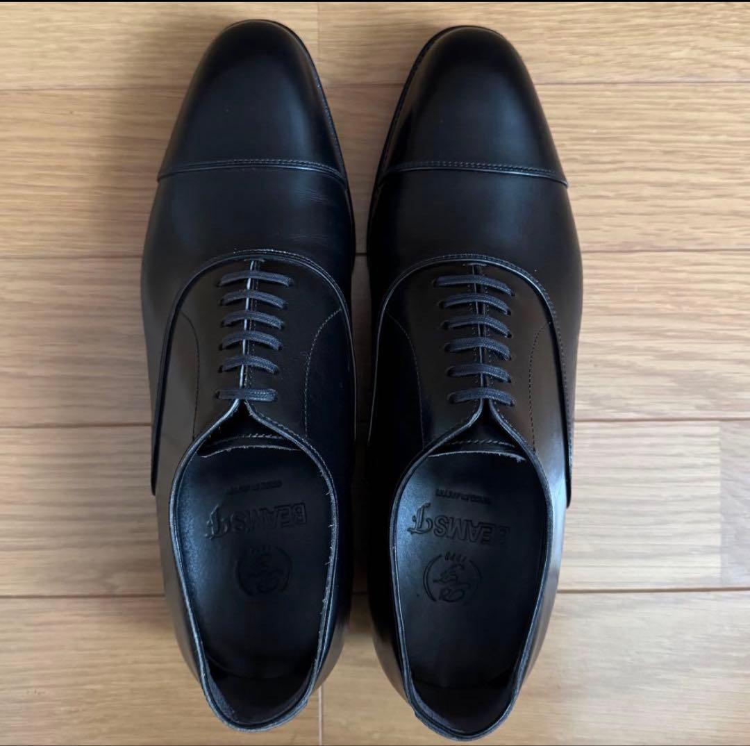 【新品未使用】BEAMS F 6アイレット ストレートチップ 5ハーフ