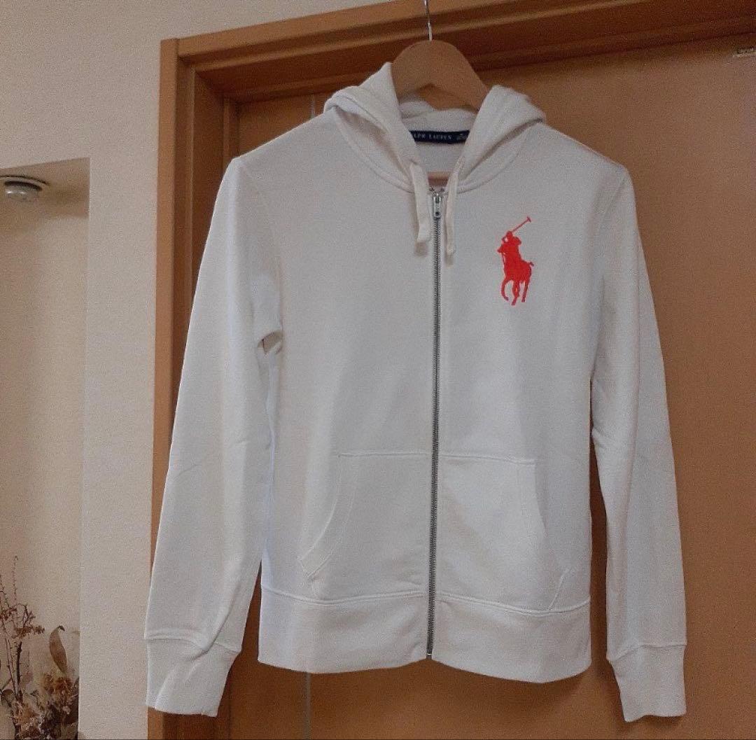 Ralph Lauren ホワイトパーカー