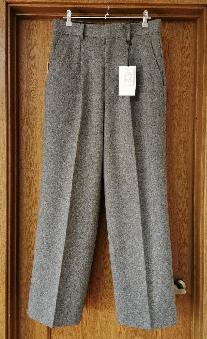 パンツ ssstein W/CA BEAVER STRAIGHT TROUSERS