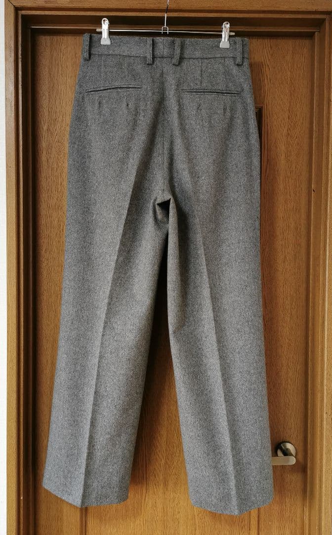 パンツ ssstein W/CA BEAVER STRAIGHT TROUSERS