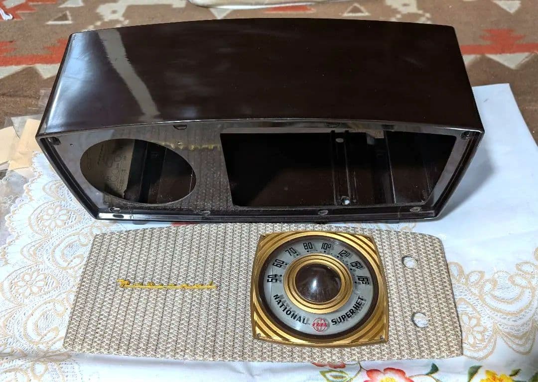 ナショナル　昭和レトロ真空管ラジオ　DX-370　bluetooth+トランス付