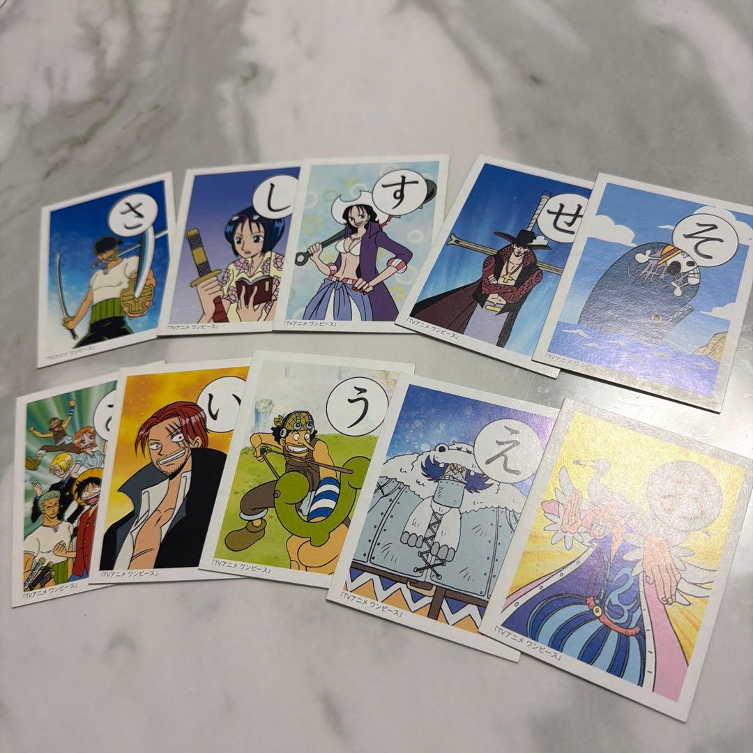 【希少品2001年】ONE PIECE ワンピース かるた ショウワノート　美品