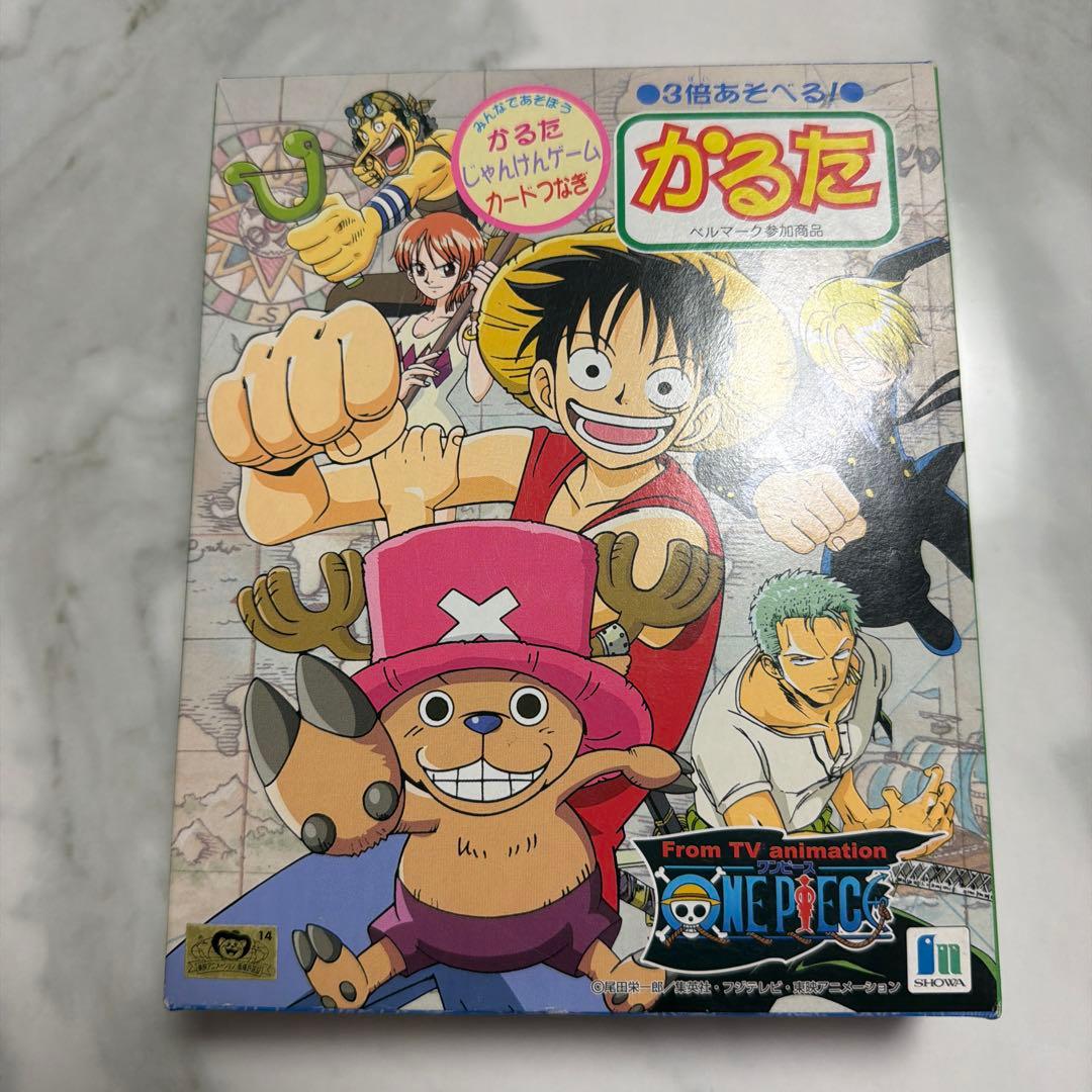【希少品2001年】ONE PIECE ワンピース かるた ショウワノート　美品