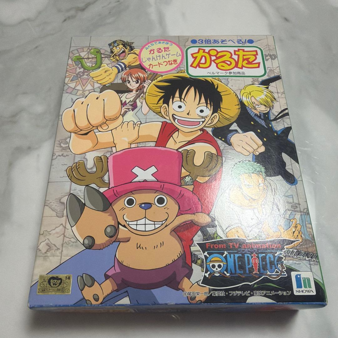 【希少品2001年】ONE PIECE ワンピース かるた ショウワノート　美品