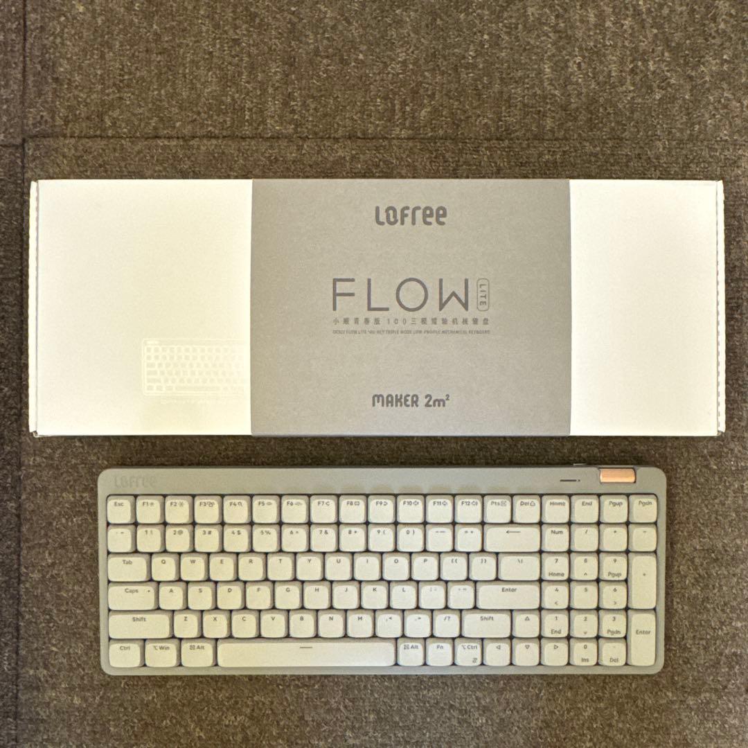 【美品】Lofree Flow Lite 100 ※キースイッチなし