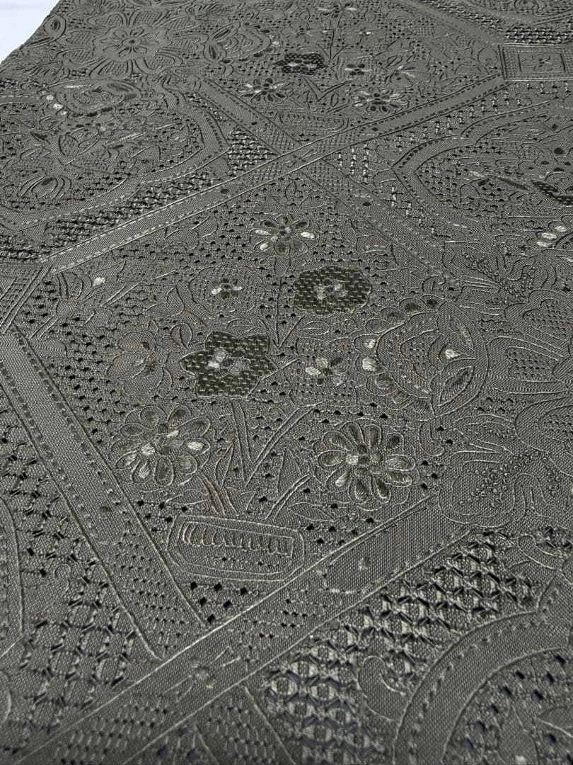 新品 高級 袋帯 正絹 全通柄 汕頭刺繍 スワトウ刺繍 中国刺繍 訪問着