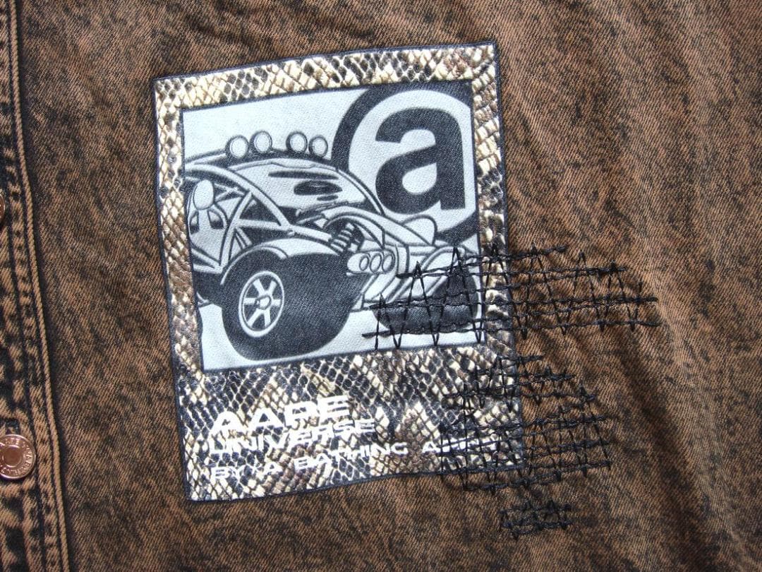 AAPE BY A BATHING APE アベイシングエイプ デニムジャケット