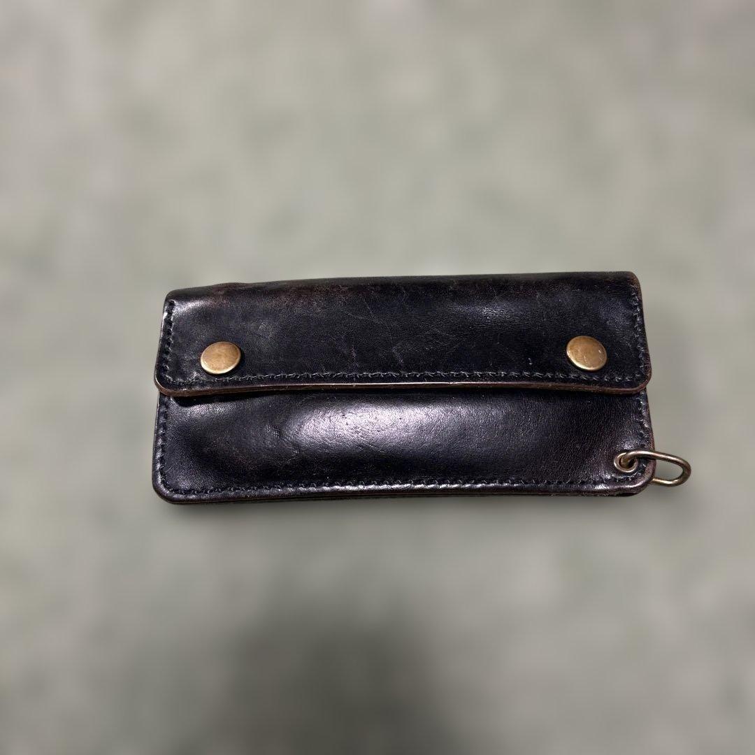 MARYAM社HORSE BUTT(茶芯)トラッカーウォレット