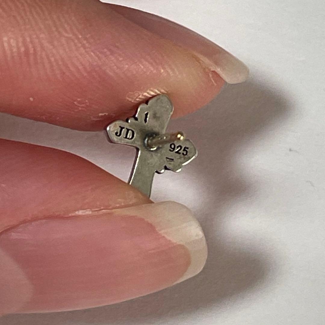 ジャスティンデイビス　十字架　クロス　ピアス　925