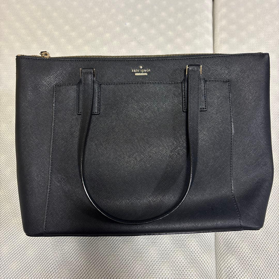 kate spade ブラック ビジネスバッグ