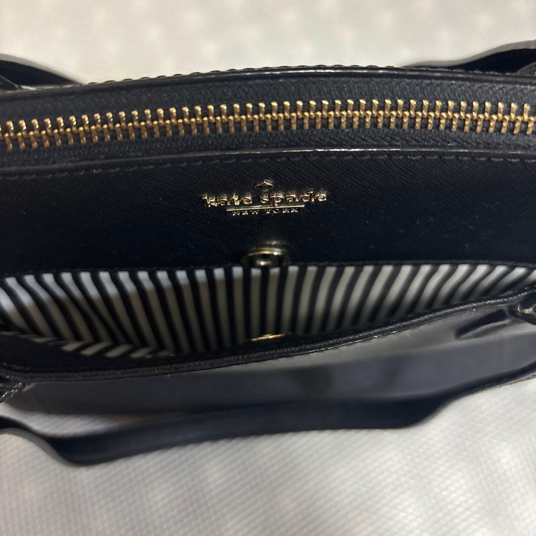 kate spade ブラック ビジネスバッグ