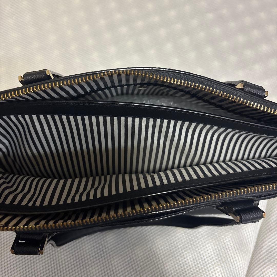 kate spade ブラック ビジネスバッグ