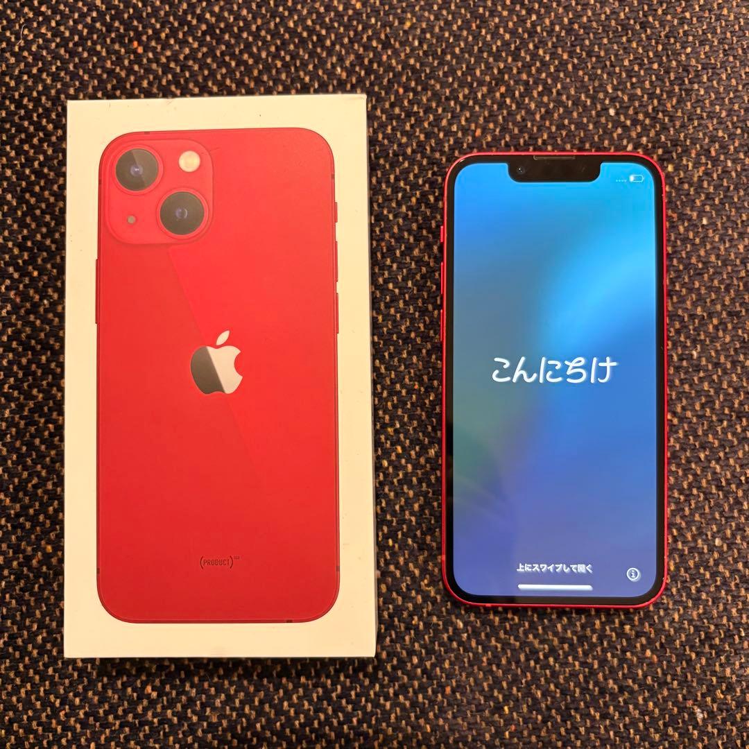 スマートフォン本体 Apple iPhone 13 mini PRODUCT(RED) 256gb