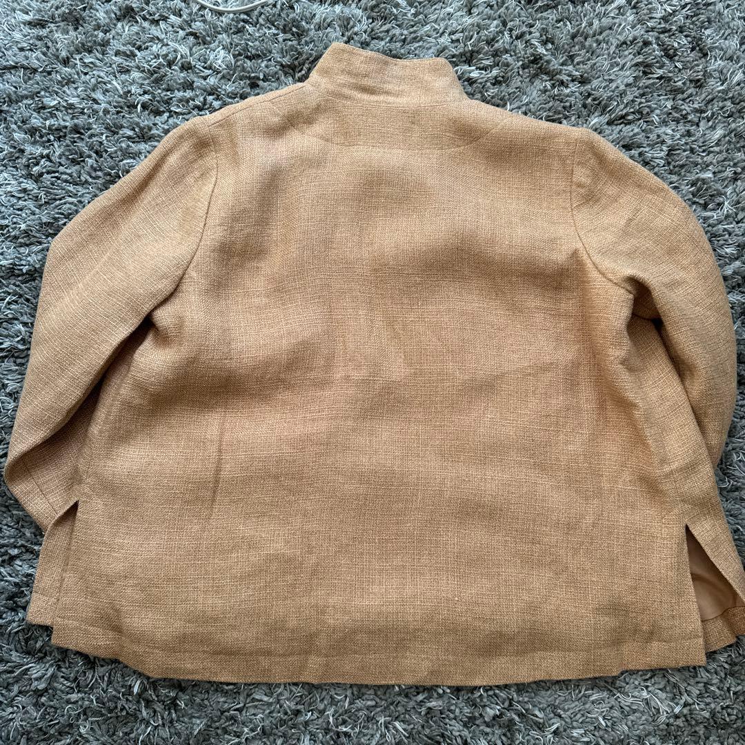 90s ラルフローレン　チャイナジャケット　リネン ヴィンテージ