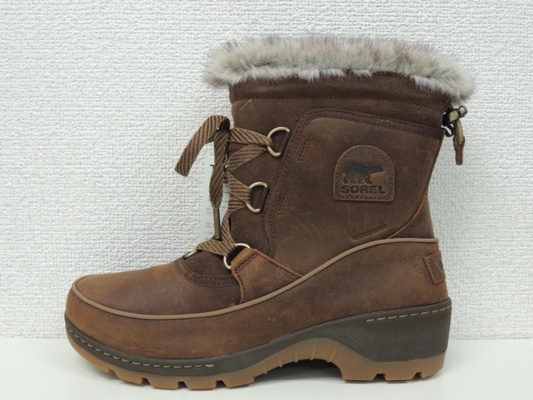 新品 SOREL TIVOLI Ⅲ オイルド レザー ショート ブーツ 25.5