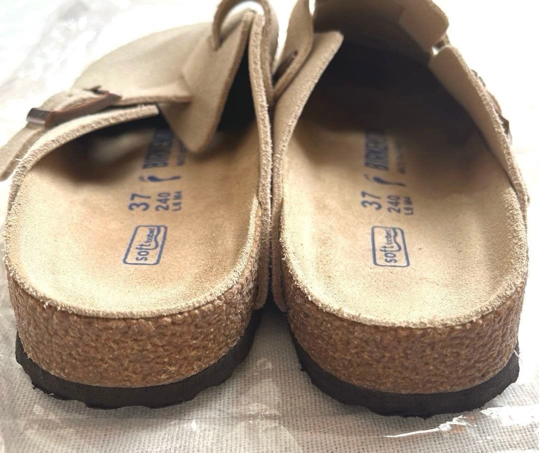 BIRKENSTOCK ビルケン　ボストン　ベージュ トープ　サボサンダル 37