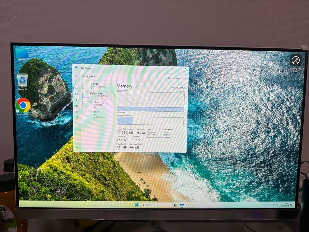 液晶一体型　キーボード・マウス・Wi-Fiルーター付き