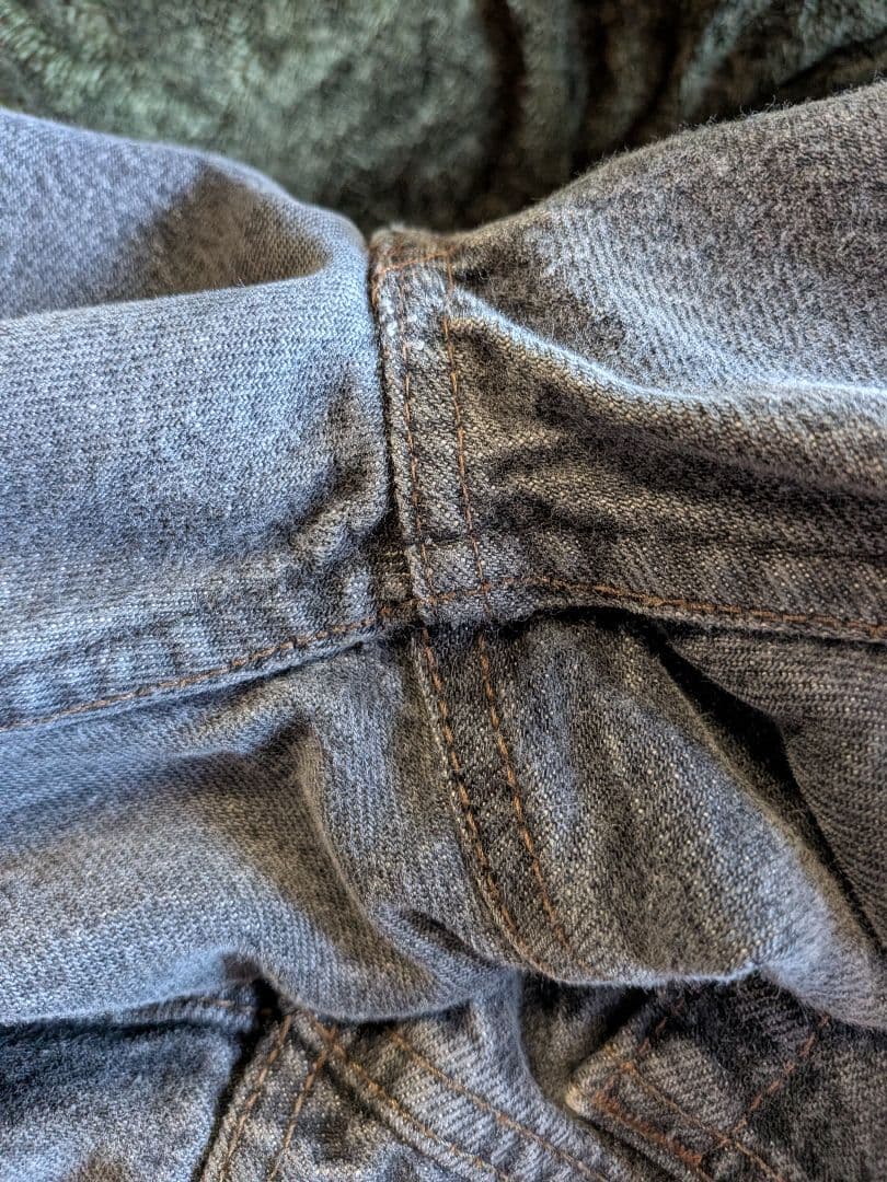 80s　501 先染め　ブラック　ヴィンテージ