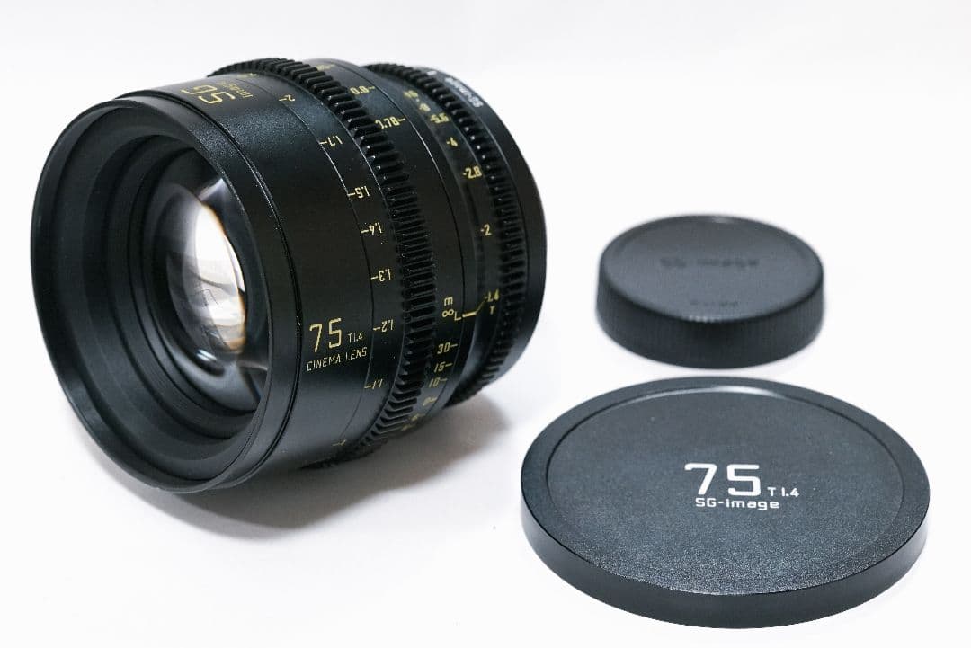 SG-image 75mm T1.4 追風 シネマレンズ ほぼ新品 定価10万