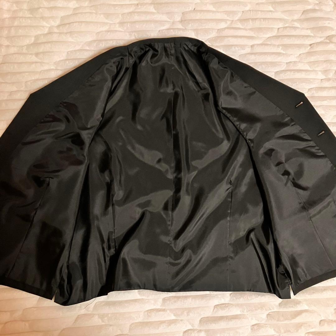 美品 BE7 ビジネススーツ 3ピース ブラック 大きいサイズ ウール ベスト