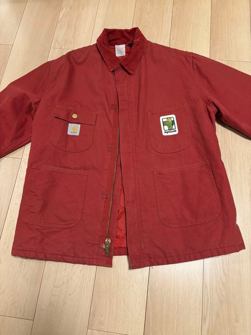 希少カラー　カーハート　チョアコート　カバーオール　レッド