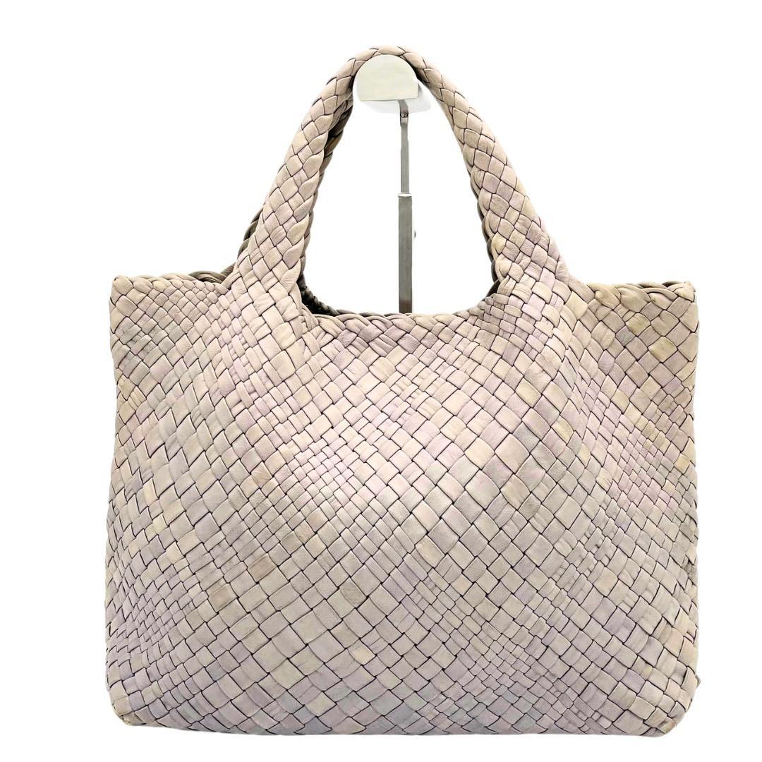 FALORNI ファロルニ 編み込みトートバッグ ベージュ