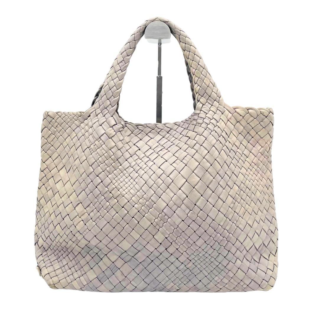 FALORNI ファロルニ 編み込みトートバッグ ベージュ