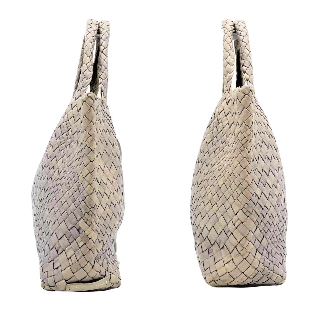 FALORNI ファロルニ 編み込みトートバッグ ベージュ