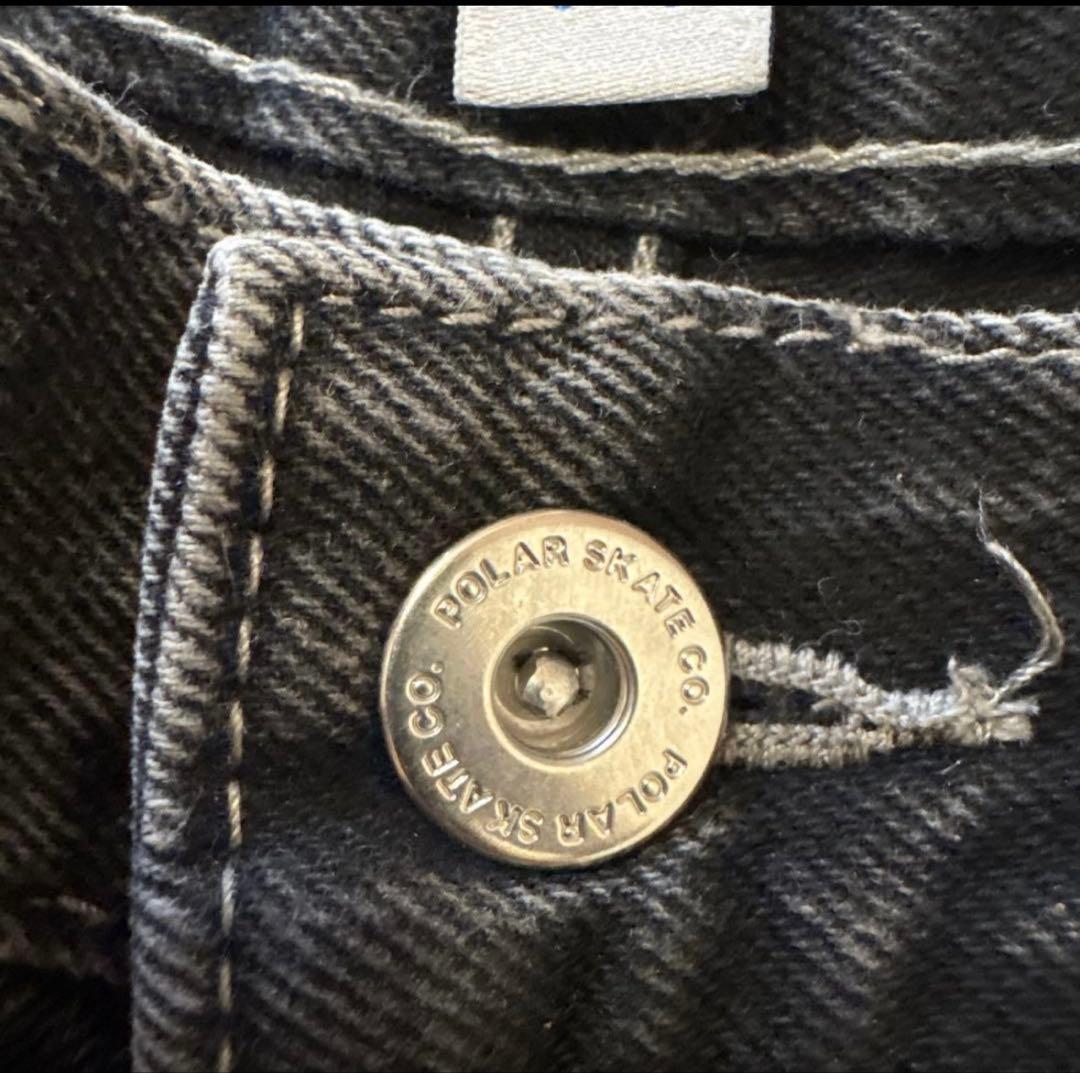 8BIG BOY polar skate ブラックデニム
