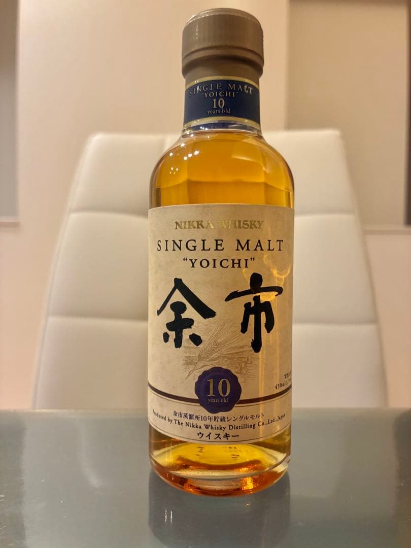 【終売・希少品】ニッカウヰスキー シングルモルト余市 10年 180ml