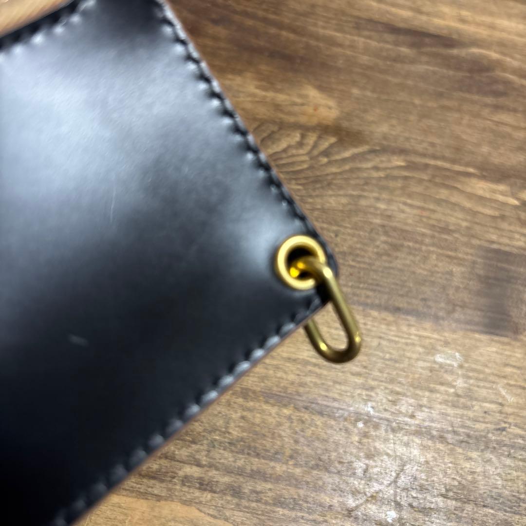 フルコードバン⭐︎ショートトラッカーウォレット⭐︎新喜皮革⭐︎コードバン⭐︎ホーウィン