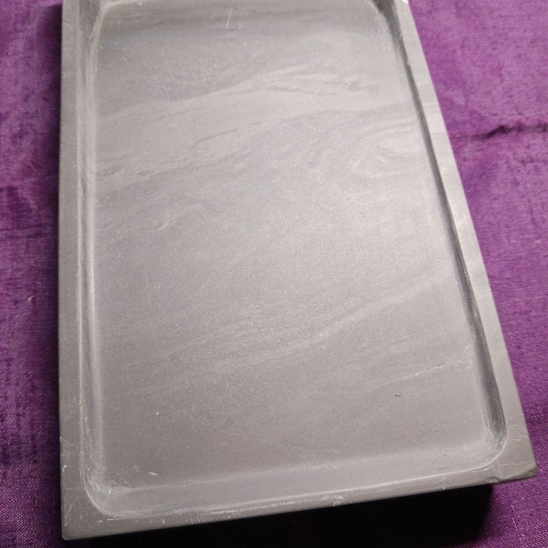 和硯　硯石　蒼龍石⑦　流れる雲のような石紋