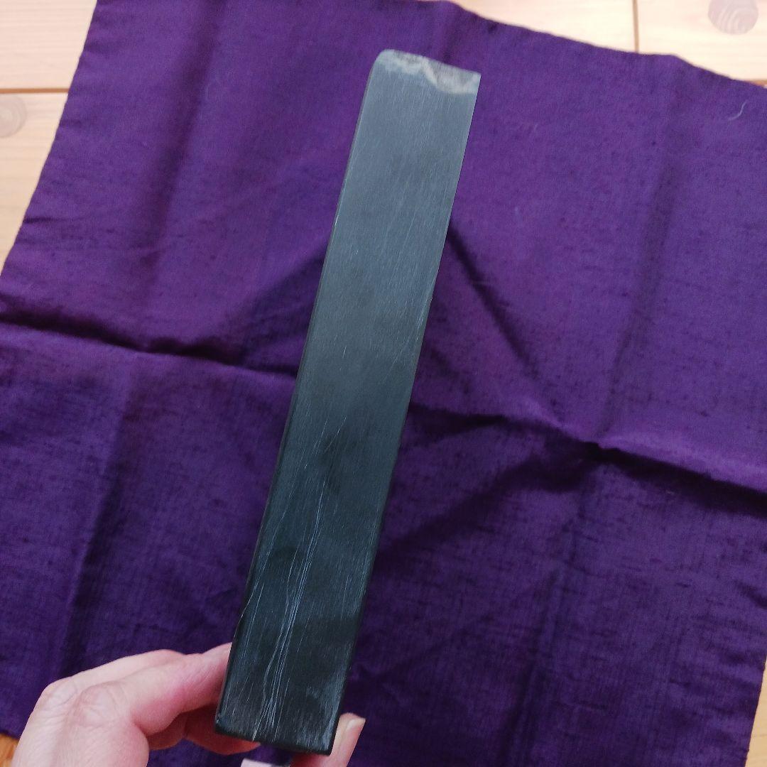 和硯　硯石　蒼龍石⑦　流れる雲のような石紋