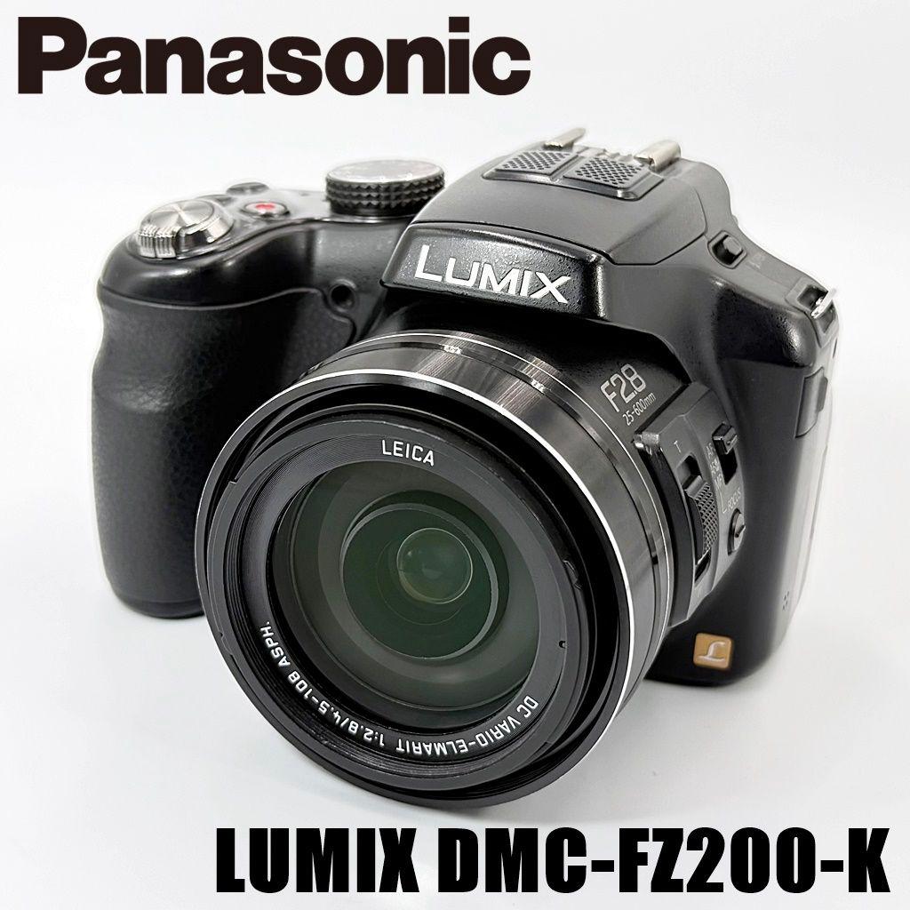 パナソニック LUMIX DMC-FZ200-K コンデジ カメラ 中古