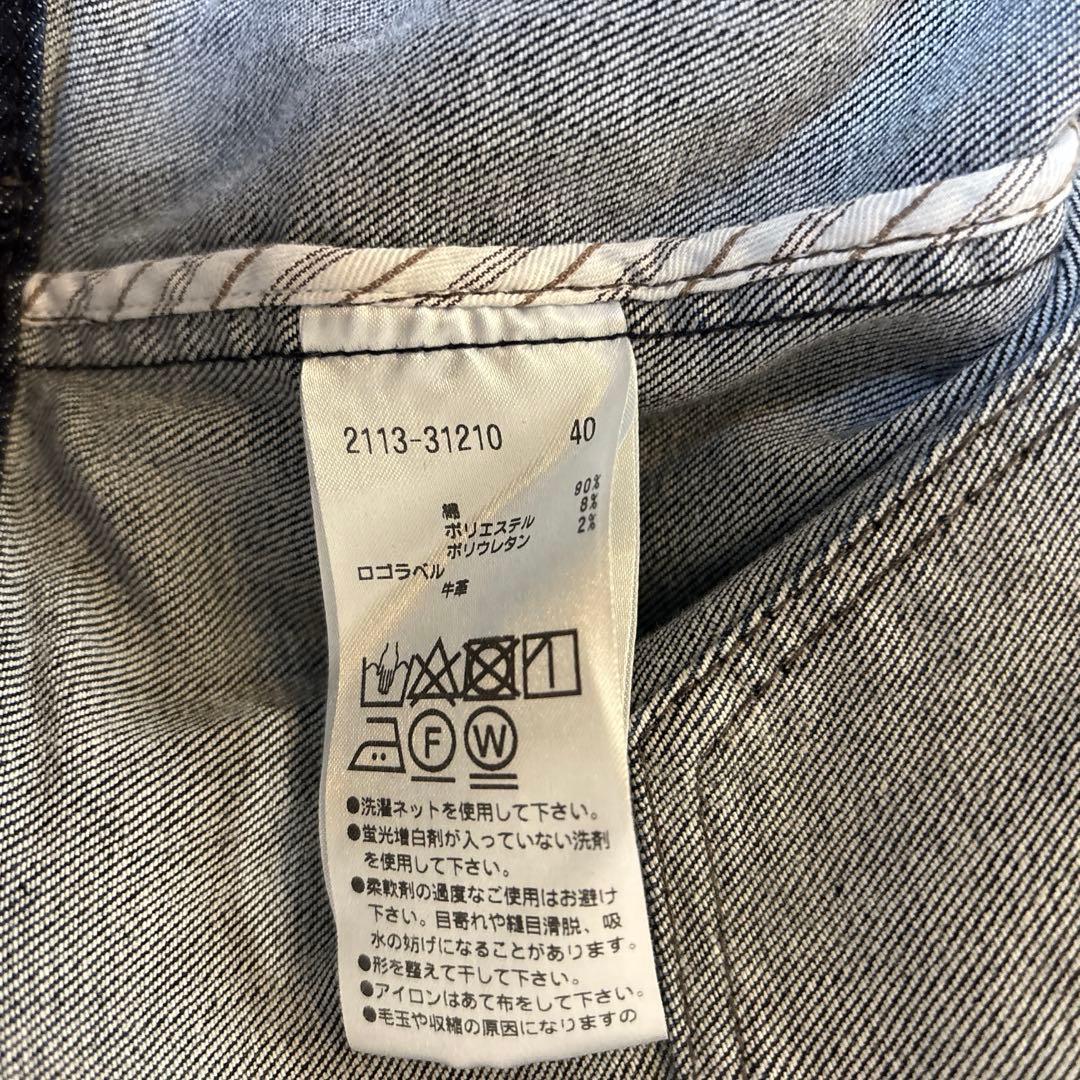 美品＊MORABITO BLANC デニムジャケット　ジージャン　サイズ40 L