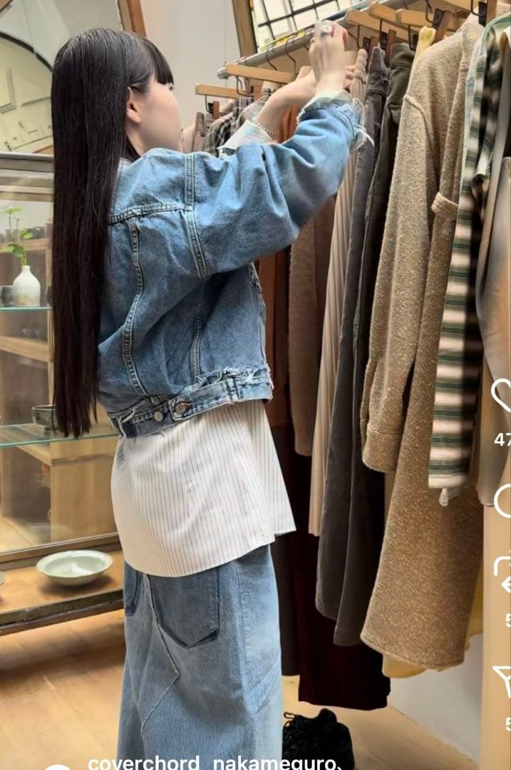 QUIITO キイト　NO COLLAR DENIM JK 新品未使用