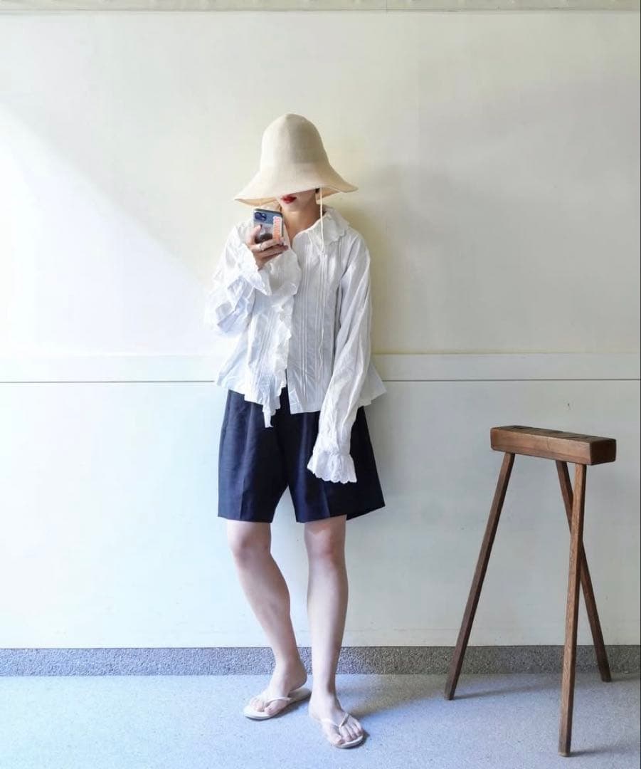 wicagrocery　アバカハット　サイズM ivory麦わら帽子