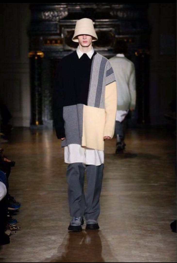 Jil Sander パッチワーク ニット セーター 44