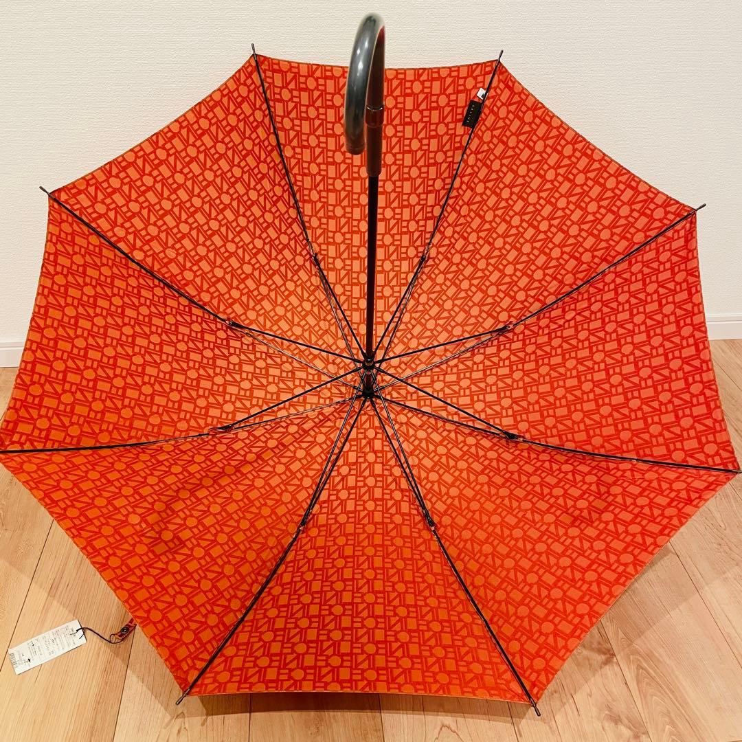 ⭐️未使用美品⭐️ CELINE セリーヌ 長傘 マカダム ロゴ　総柄 オレンジ