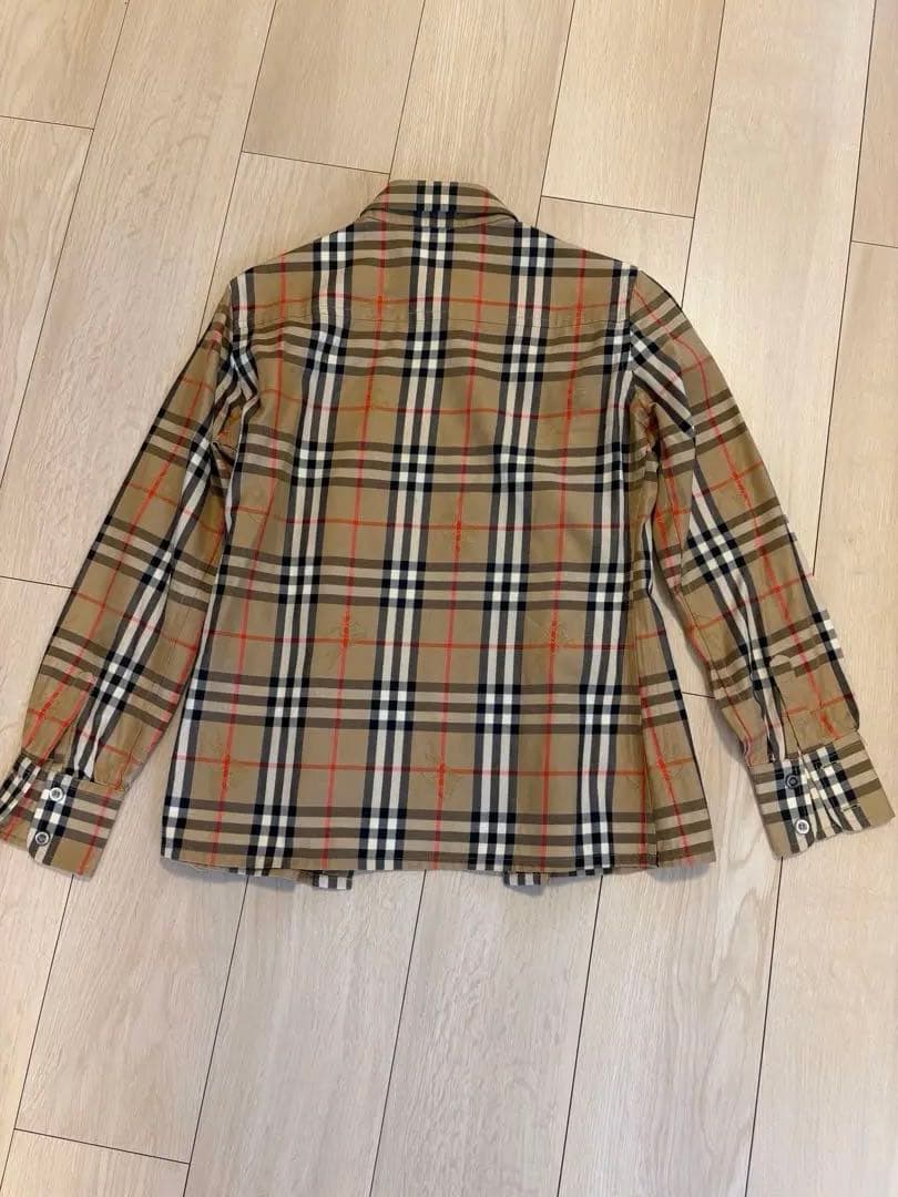 バーバリーズ ノバチェック シャドーホース 長袖シャツ サイズM