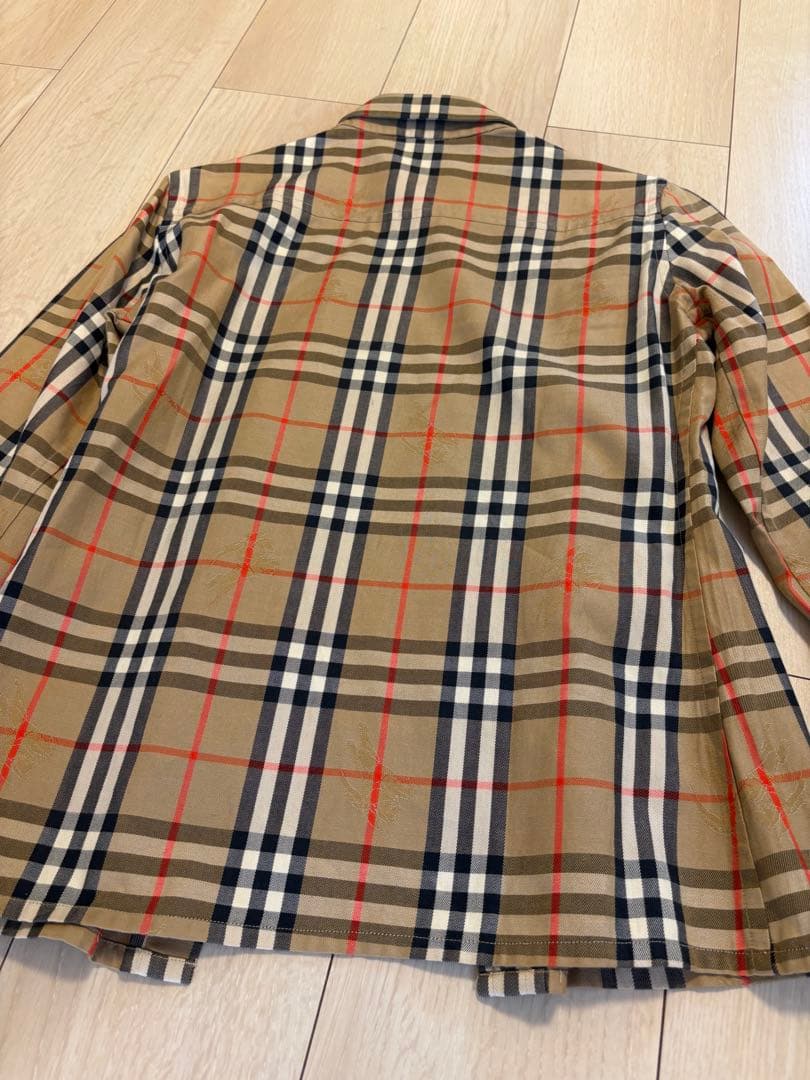 バーバリーズ ノバチェック シャドーホース 長袖シャツ サイズM